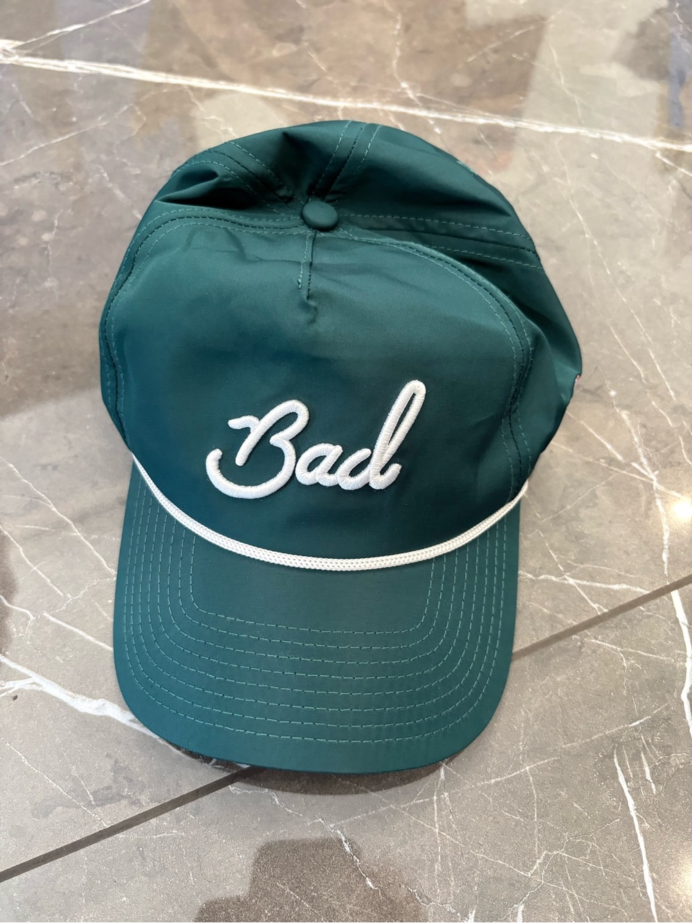 Bad Birdie Hat Men Snap Back Spell Out Script Rope Golf Logo Hip Hype Core Cap